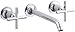 KOHLER K-T14415-3-CP Purist Two-Handle Wall-Mount Faucet Trim, Polished Chrome