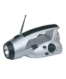 Battery-free Wind-up Fm Radio Flashlight