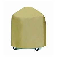 Two Dogs Designs 2D-WRKHXLRG X-Large Round Grill/Smoker Cover, Khaki