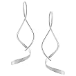 Sterling Silver Unique Spiral Earrings