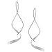 Sterling Silver Unique Spiral Earrings
