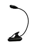 Multi Flex Clip On Gooseneck LED Book Light - Black