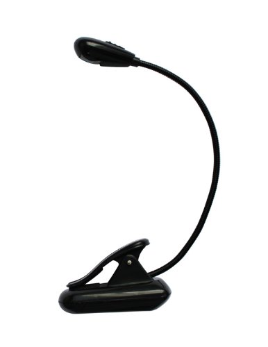 Multi Flex Clip On Gooseneck LED Book Light - Black