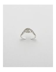 Marcasite Toe Ring In 92.5 Sterling Silver