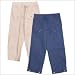 Girls Cotton Poplin Ribwaist Pants