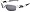 Polished White Frame/Black Lens