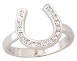 Diamond Horseshoe Ring