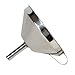Excellante 5-Inch Stainless Steel Funnel with Removable Strainer
