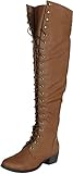 Breckelles Women's Alabama-12 Knee High Riding Boots