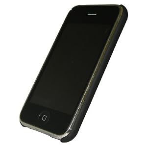 Premium Custom Apple iPhone 3G, 3Gs Stealth Cover Polycarbonate Shell Hard Case, Jet Black