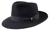 Borsalino WB Traveler Fur Felt Fedora Hat
