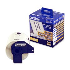 Brother International Corp. BRTDK1202 P-touch QL Shipping Labels- Dura-Coat Paper- 4in.x2-.50in.- White