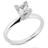 1.00 Ct. Princess Cut Diamond Engagement Ring