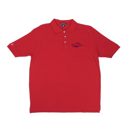 Antigua University of Arkansas Classic Pique Polo Shirt