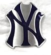 New York Yankees Enamel Pewter Buckle, MLB Baseball Buckle
