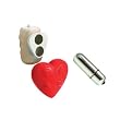 California Exotics / Swedish Erotica Vibrating Panty Pal Heart Vibrator Adult Sex Toy Kit