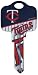 Minnesota Twins Schlage SC1 House Key