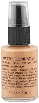 New Lightweight Matte Liquid Foundation, Full Coverage, For All Skin Type (Pale Porcelain)