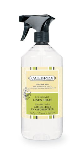 Caldrea Linen Spray, Ginger Pomelo, 32-Ounce Bottles Pack of 6