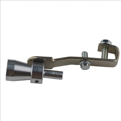 CS637 DIY Car Aluminum Alloy Turbo-Sound Whistle Effect for Exhaust Pipe - Silver (S-Size)