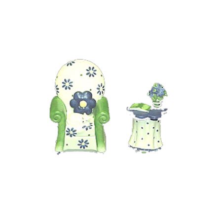 Pfaltzgraff Cloverhill Floral Sculpted Pepper Set