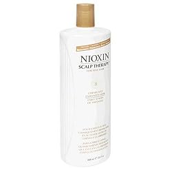 Nioxin Scalp Therapy for Fine Hair, System 3 Chemically Enhanced Hair, Normal to thin-looking, 33.8-Ounce Bottle