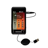 IMAGE OF Retractable USB Cable for the Toshiba TG01 with Power Hot Sync and Charge capabilities - uses Gomadic TipExchange Technology