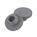Wheaton W224100-081 Rubber 13mm Snap-On Style Stopper, Gray Chlorobutyl/50 (Case of 1000)