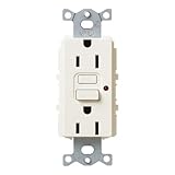 Lutron SCR-15-GFTR-BI Satin Colors 15A GFTR Electrical Socket Receptacle, Biscuit by Lutron [並行輸入品]