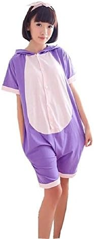 Creat.J Adult Unisex Animal Kigurumi One-Piece Pajamas (M(5'2.6"-5'5.7"), Diana Summer)