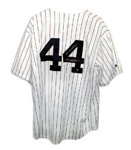 Reggie Jackson Signed New York Yankees Pinstripe Majestic Jersey - Mr October