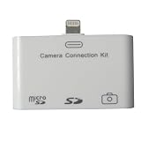 3in1 White camera connection kit Converter card reader for mew ipad/mini ipad