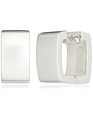 Zina Sterling Silver "Contemporary Collection" Square Snap Earrings