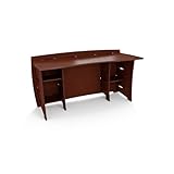 Legaré 60" Straight Desk in espresso finish ash veneer