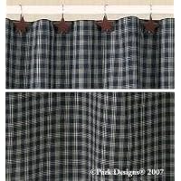 Sturbridge Navy Shower Curtain