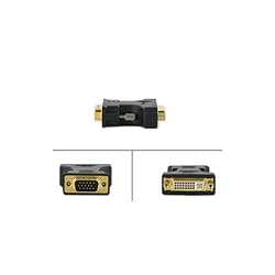 VGA (HD-15) Male to DVI-I Dual Link Female Adapter - by Abacus24-7