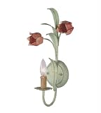 Crystorama Southport Handpainted Wrought Iron Wall Sconce