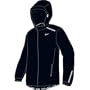 NIKE Herren Laufjacke Storm Fly X Max, black/orange/reflective/silver, S, 424853