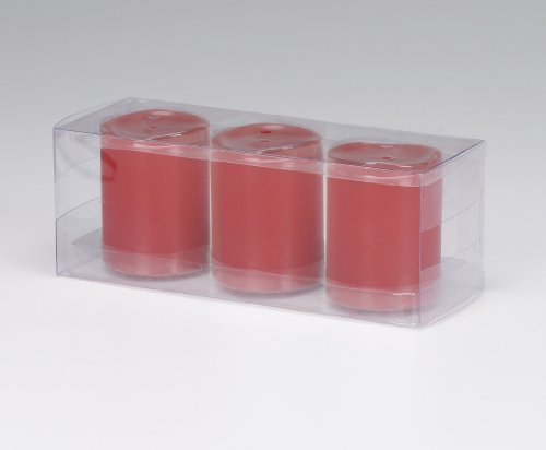 Energizer DVM3DL018 LED Flameless Wax 2x2.5 Votive Smooth in Red-Ginger Apple Scent, 3 Unit Pack Energizer DVM3DL018 LED Flameless Wax 2x2.5 Votive Smooth in Red-Ginger Apple Scent, 3 Unit Pack