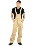 Mens Pants w/Bib Front Overall Styling