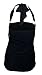 eVogues Plus Size Black Glitter Print Necklace Accented O-Ring Strap top - 2X