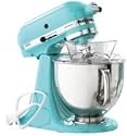 KitchenAid KSM150PSAQ Stand Mixer, Martha Stewart Blue Collection Artisan 5 Qt. Aqua Sky