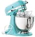 KitchenAid KSM150PSAQ Stand Mixer, Martha Stewart Blue Collection Artisan 5 Qt. Aqua Sky