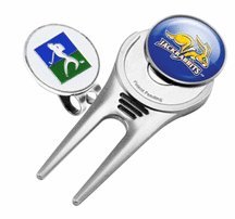 South Dakota State Jackrabbits Divot Tool Hat Clip With Golf Ball Marker Of 2)
