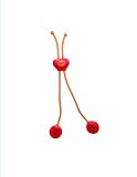 Kipiis Bib Clip in Coral and Orange