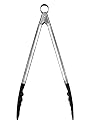 Cuisipro Silicone Locking Tongs 12 Inch, Black