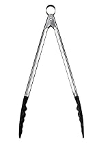 Cuisipro Silicone Locking Tongs 12 Inch, Black