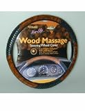 Allison Wood Massage Steering Wheel Cover