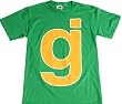 GLASSJAW - Big GJ Logo - Green T-shirt