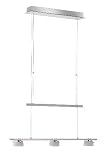 Pendelleuchte,3×6,9W,LED,stahl von Paul Neuhaus